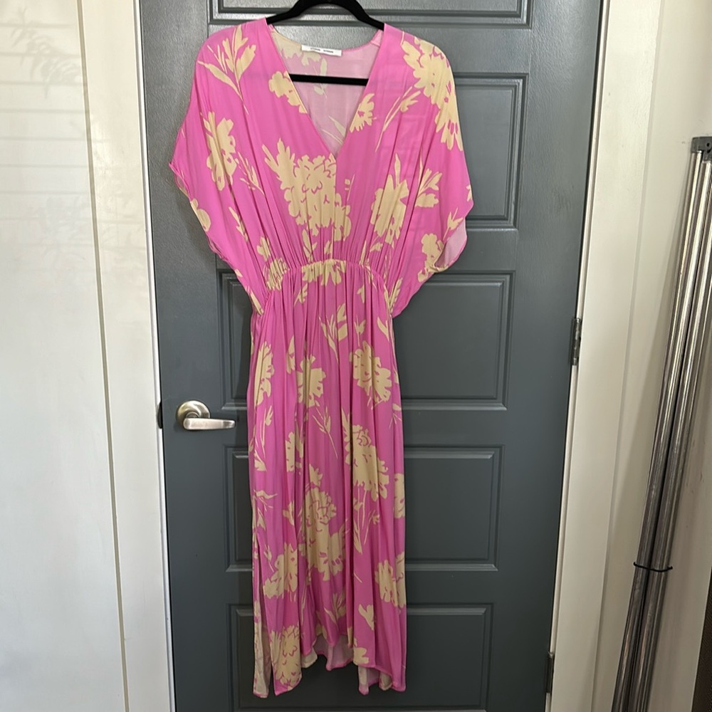 SAMSOE pink floral dress
